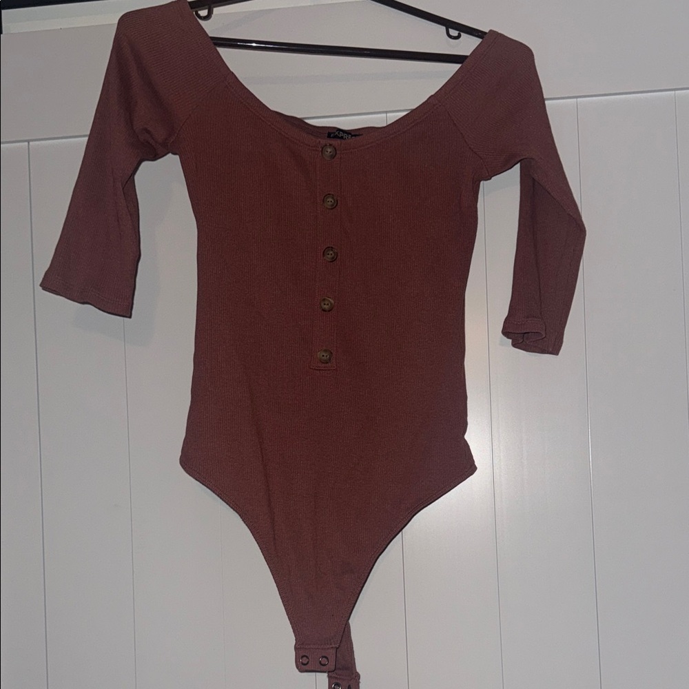 Express Women's Bodysuit in mauve